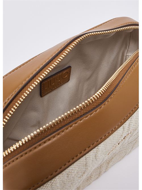 Borsa a tracolla media in juta LIU JO | AA6211T381A/00005